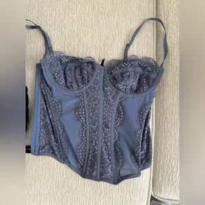 urban outfitters lilac bustier top